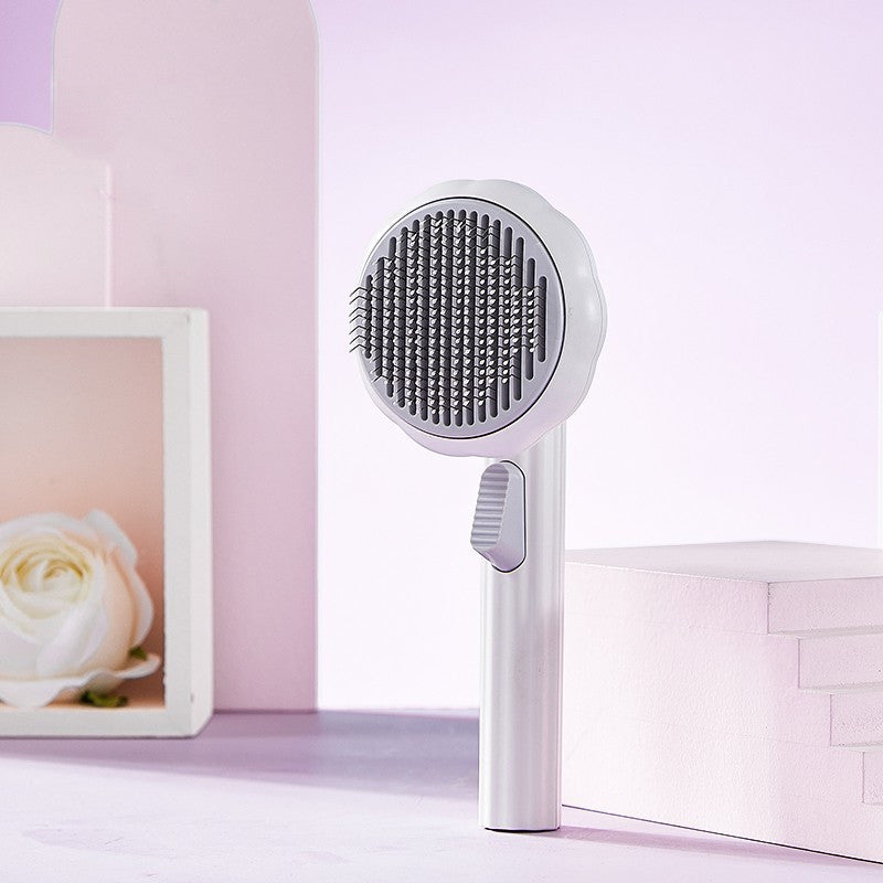 Brosse pour animaux de compagnie en forme de citrouille