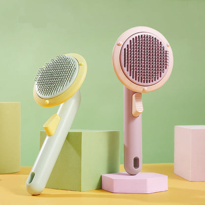 Brosse pour animaux de compagnie en forme de citrouille