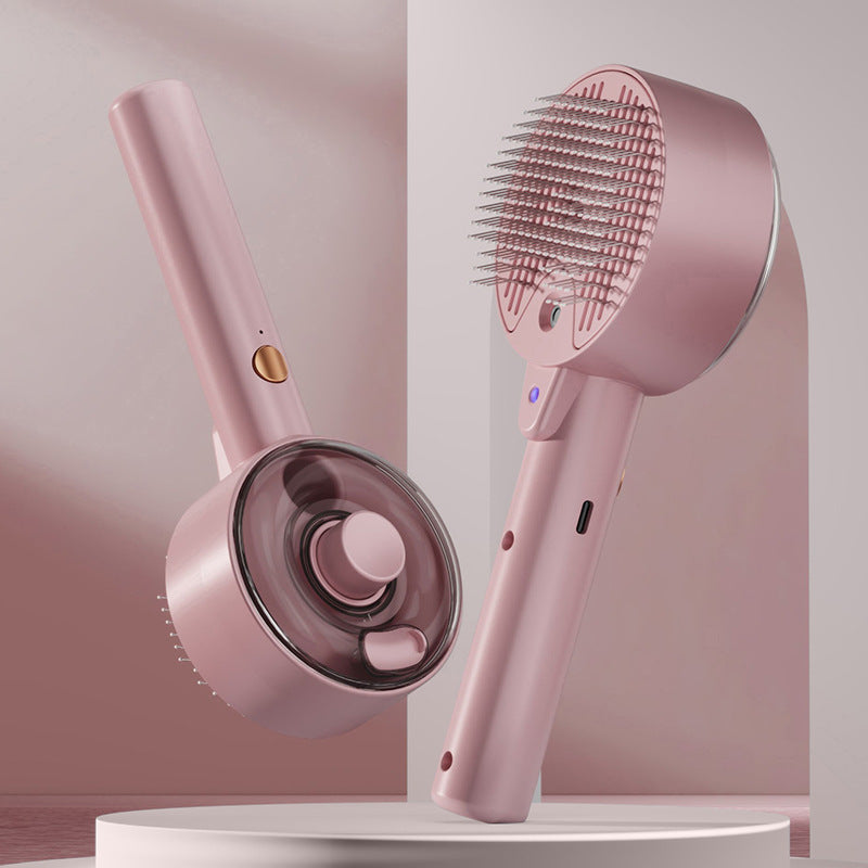 Brosse autonettoyante pour éliminer les poils d'animaux