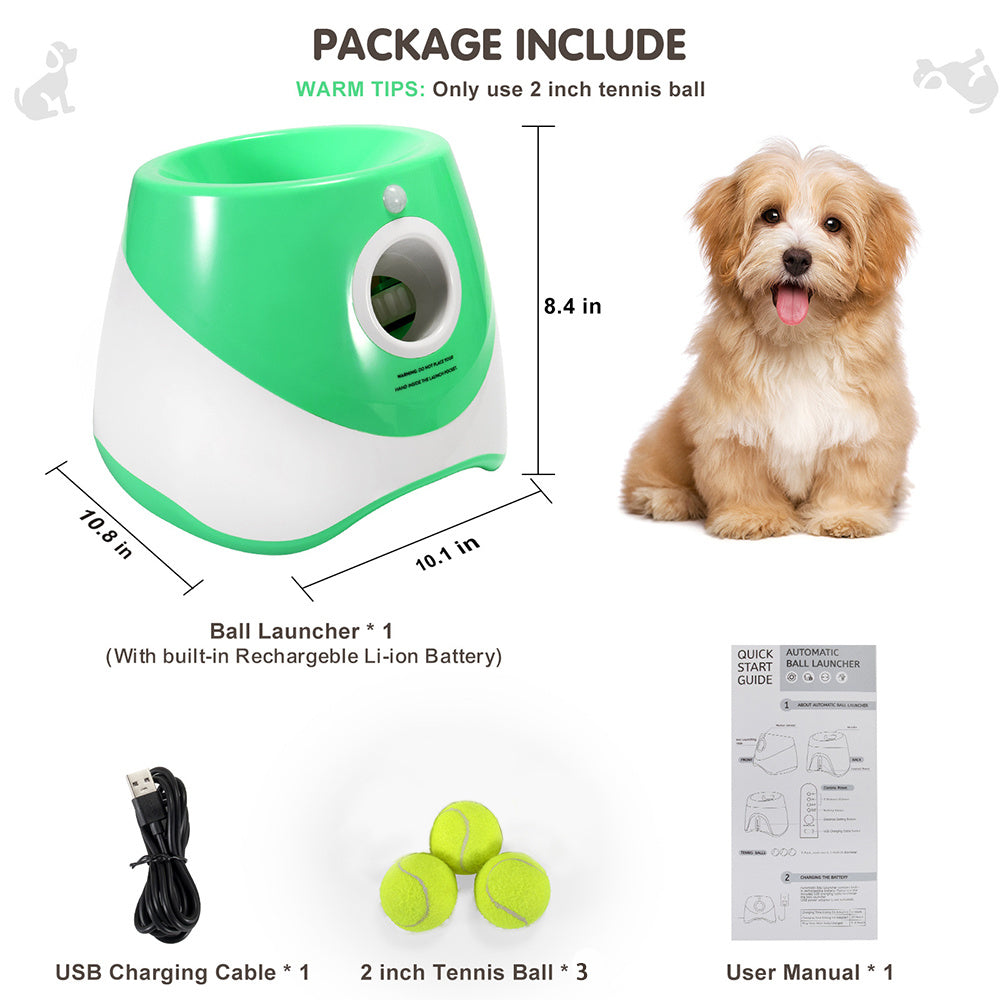 Lanceur automatique de balles pour animaux de compagnie