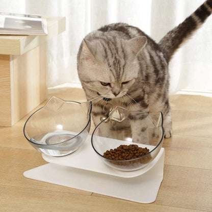 Double gamelle pour animaux de compagnie