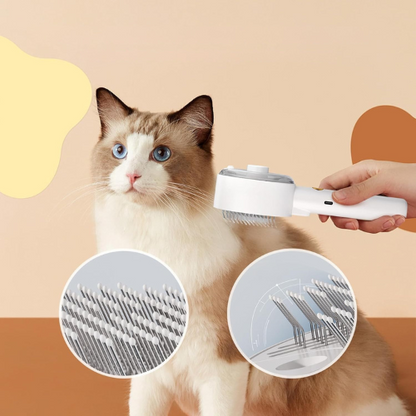 Brosse autonettoyante pour éliminer les poils d'animaux
