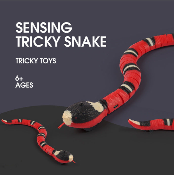 Jouet serpent à détection intelligente pour chat