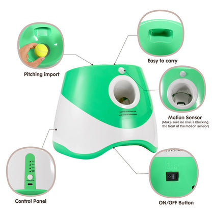 Lanceur automatique de balles pour animaux de compagnie