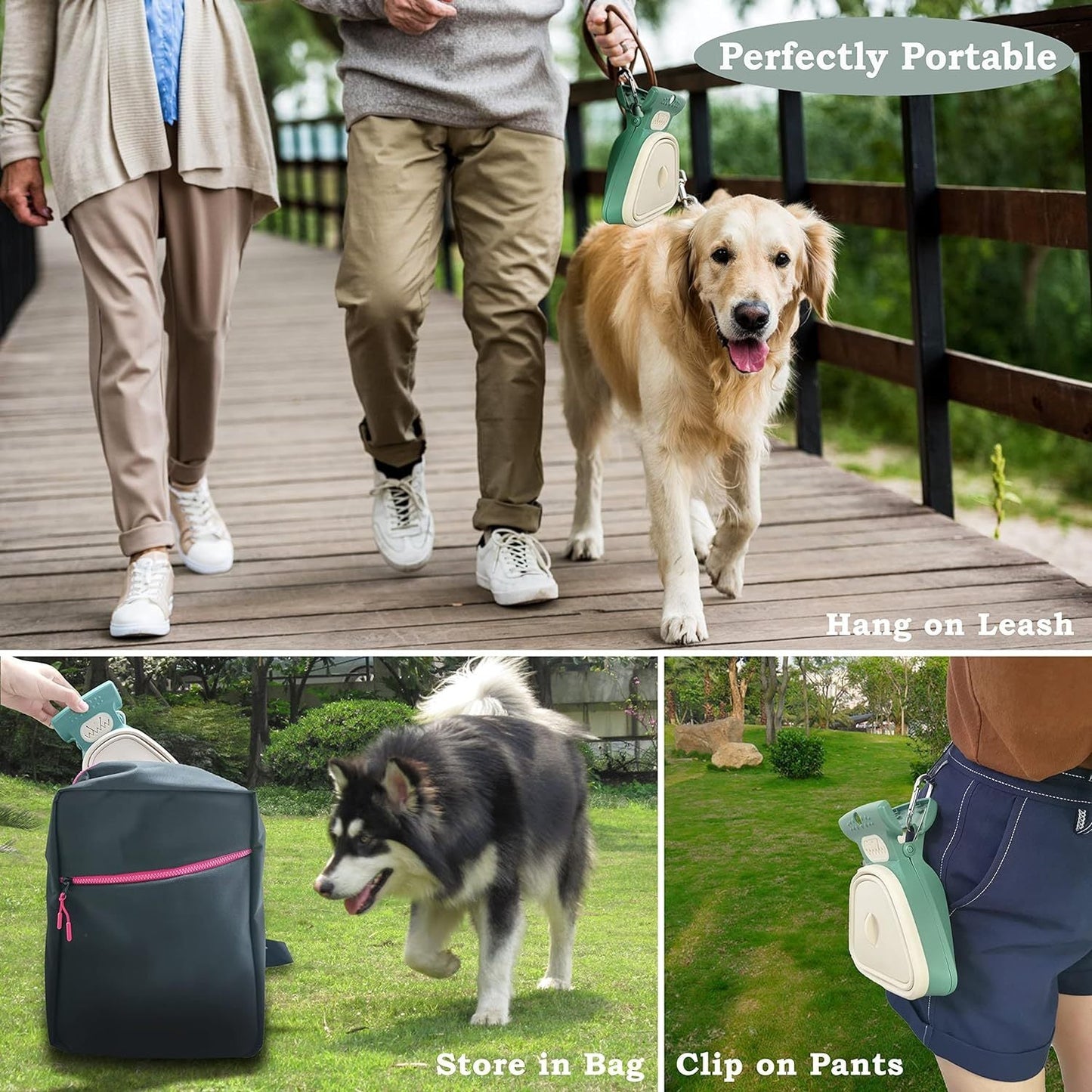 Ramasse-crottes pliable pour animaux de compagnie