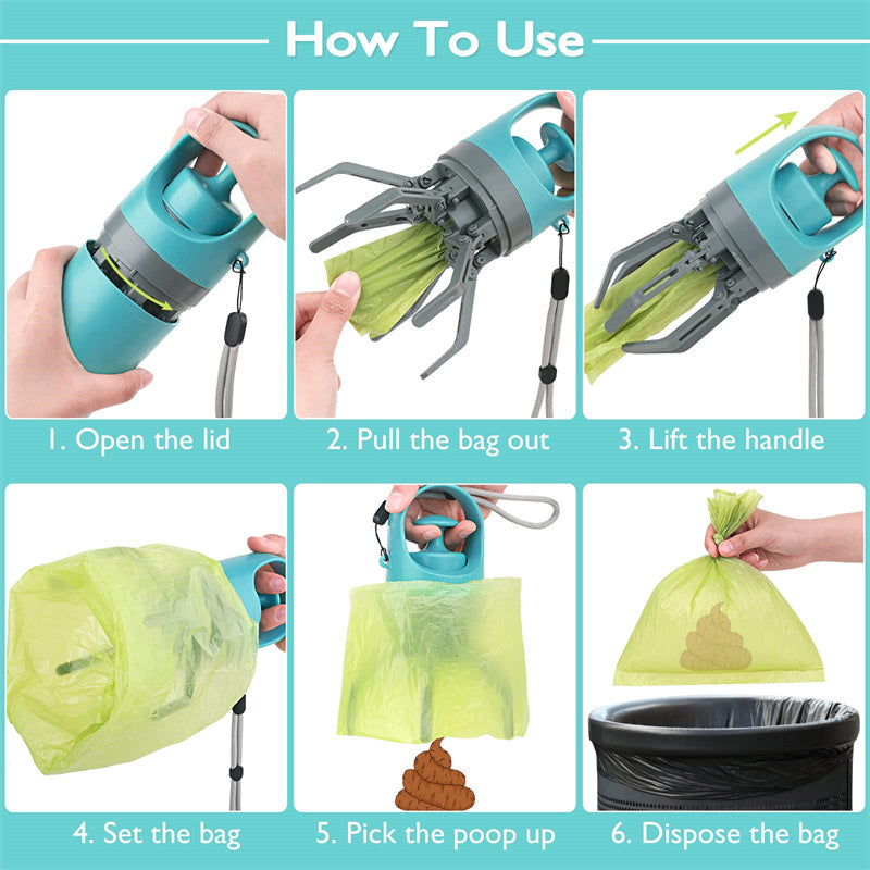 Pelle ramasse-crottes portable pour chien