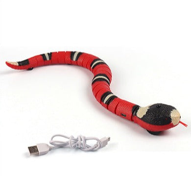 Jouet serpent à détection intelligente pour chat