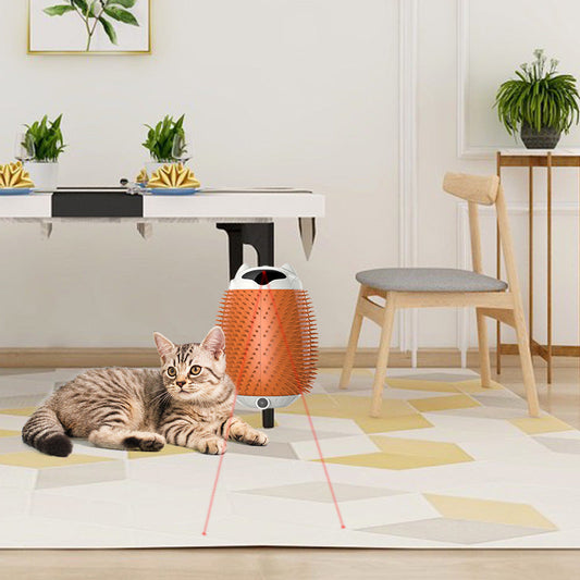 Brosse rotative automatique pour chat