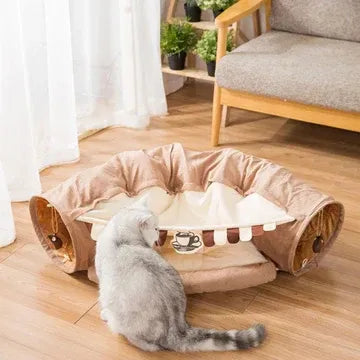 Lit tunnel pour chat