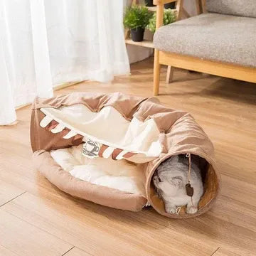 Lit tunnel pour chat