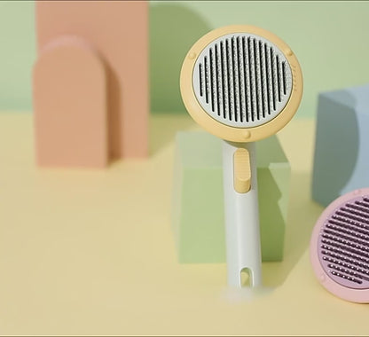 Brosse pour animaux de compagnie en forme de citrouille